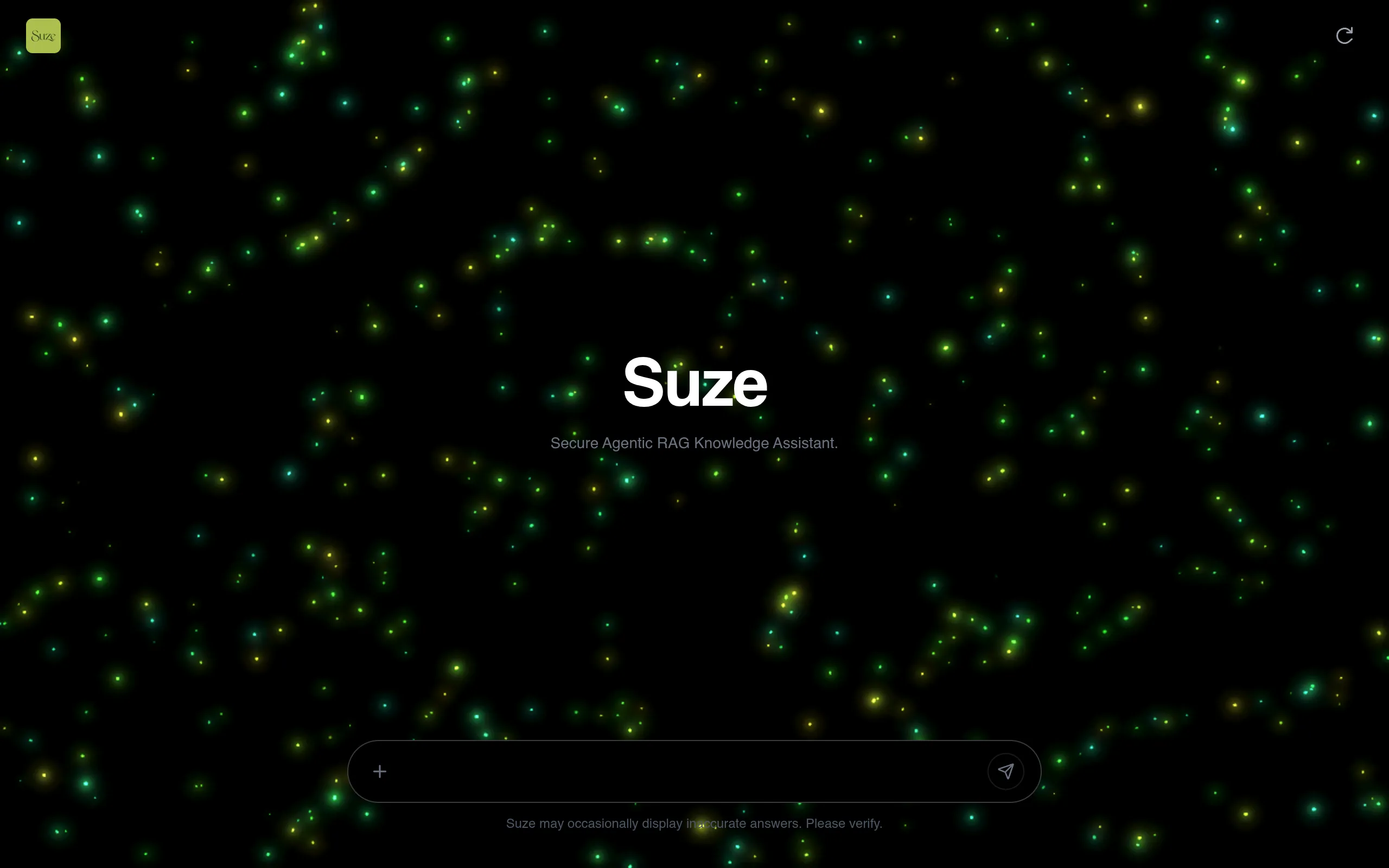 Suze — secure agentic RAG knowledge assistant, repository preview